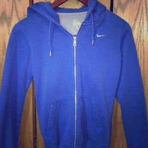 Blue Nike sweater